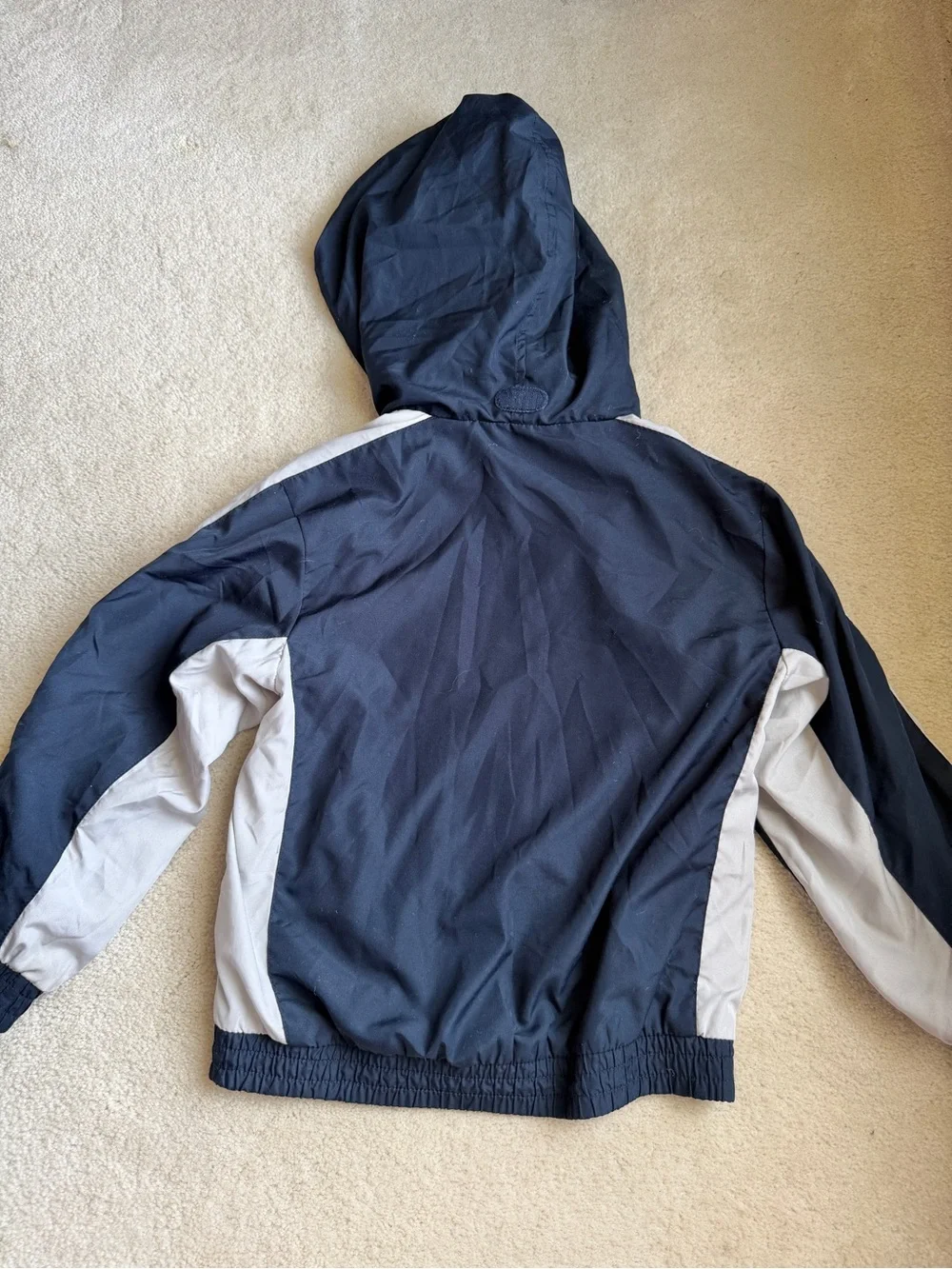 Nike Kids 2-piece Track Suit Navy White Windbreaker Set Jacket & Pants Size 6